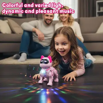 Giocattoli a Forma di Gattino Rosa per Bambine, Regali Carini di Gattini per Bambini, Regali di Compleanno Perfetti per Bambine Piccole
