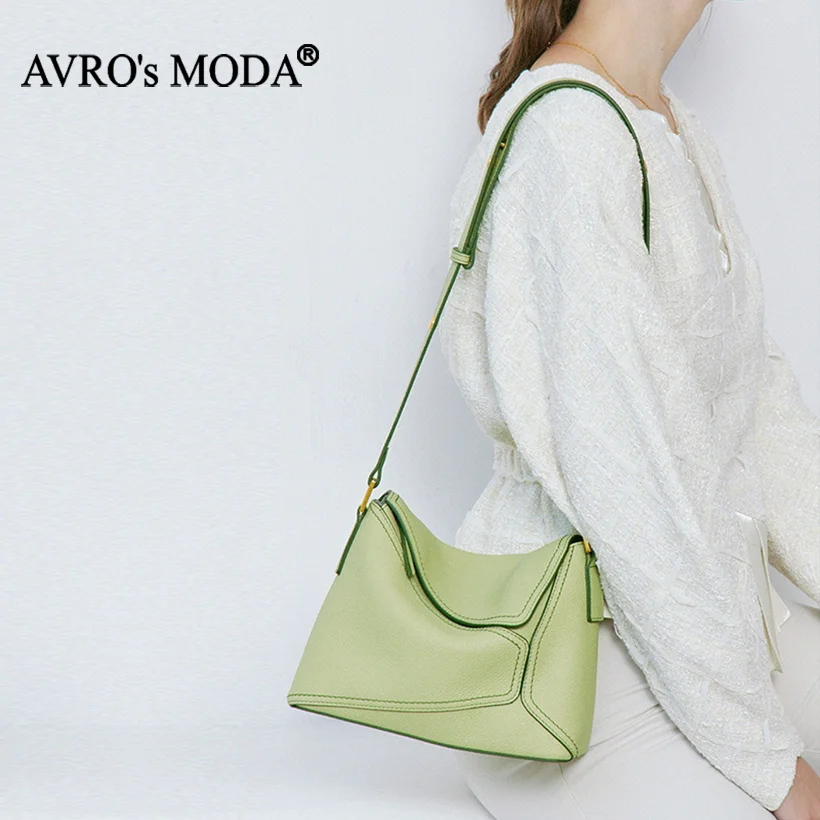 

AVRO's MODA Brand Genuine Leather Shoulder Bags Women Luxury Designer Handbags Female Fashion New Crossbody Messenger Bag