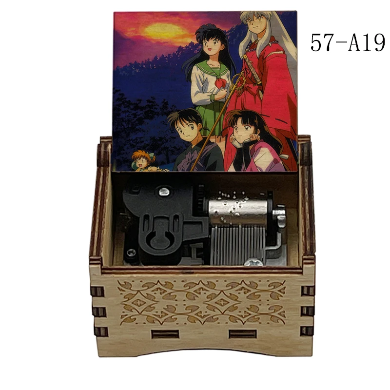 Color Print To Love's End Futari No Kimochi From InuYasha Anime Music Box Mechanism Musical Wind Up Gift for Christmas New Year