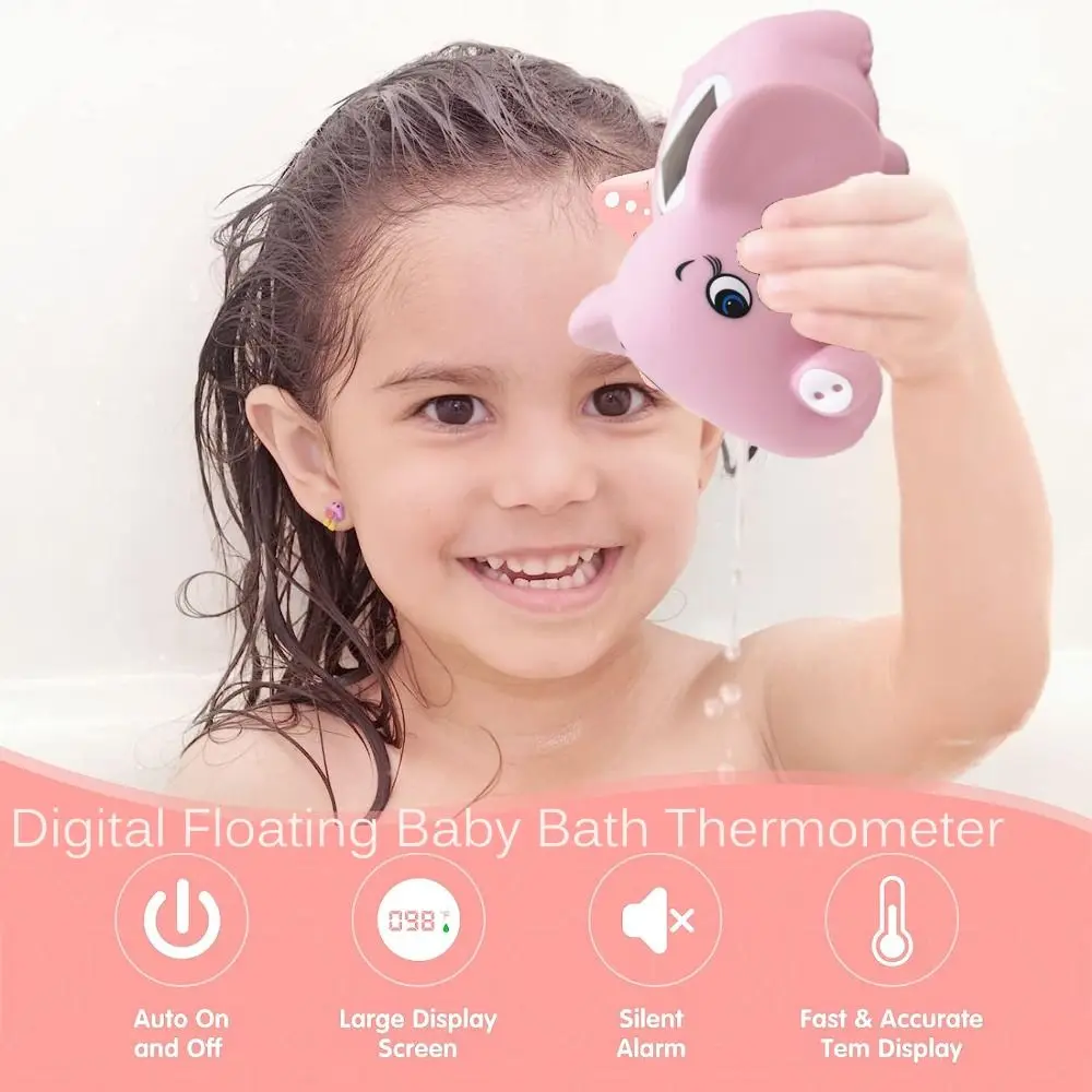 

Safety Baby Thermometer Elephant Shape Digital Floating Baby Bath Thermometer Digital Temperature Thermometer
