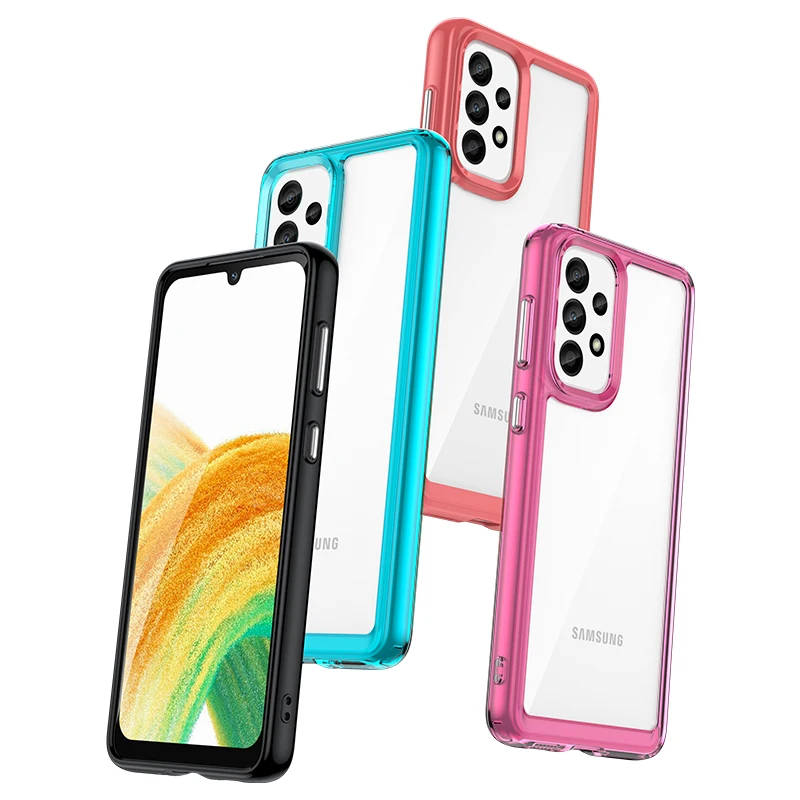 Vibrant Shockproof Protective Phone Case - Colorful Back Cover