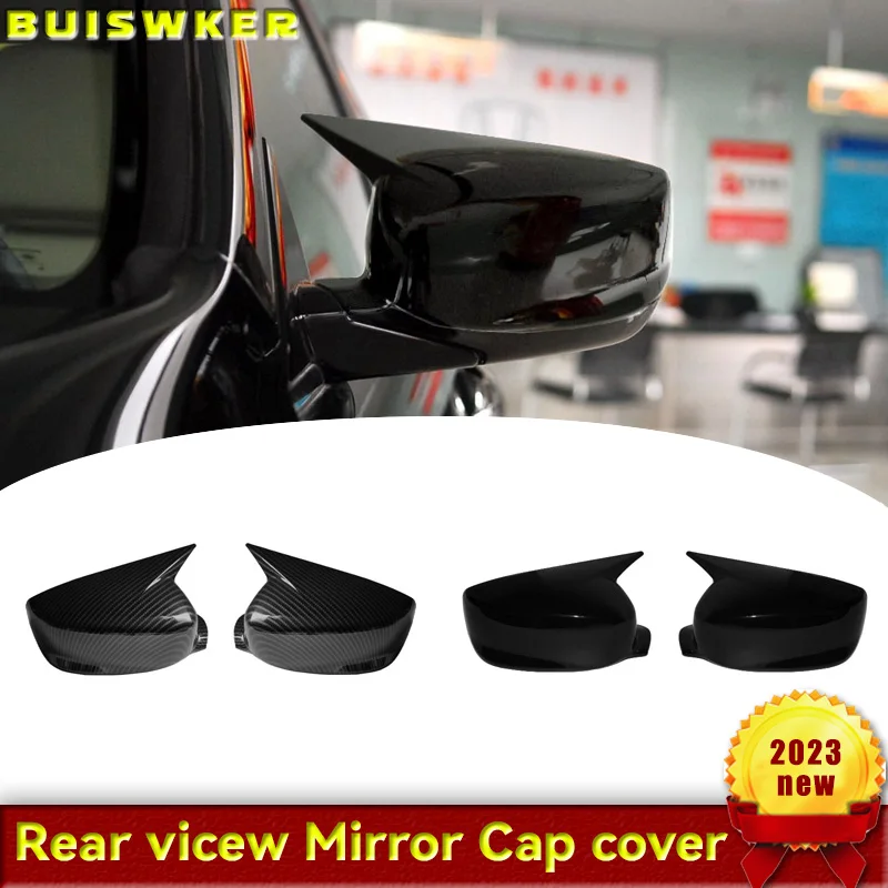 

Car Side Wing Replacement Mirror Cover Rear-View Caps For Honda Accord 8th 8.5th 9th 2008-2017 Carbon and Glossy Black