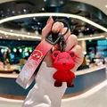 Red bear keychain