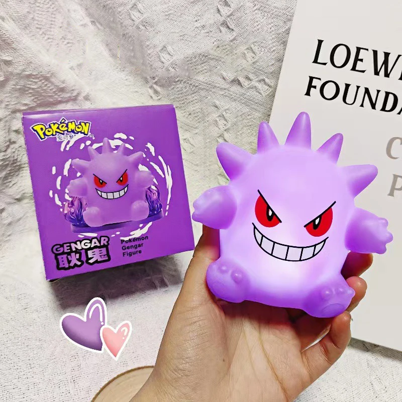 thumbnail image 1 of Anime Night Light Gengar Pikachu LED Lamp Anime Figures Model Ornament Room Bedside Decoration Toys Kids Birthday Gifts, 1 of 5