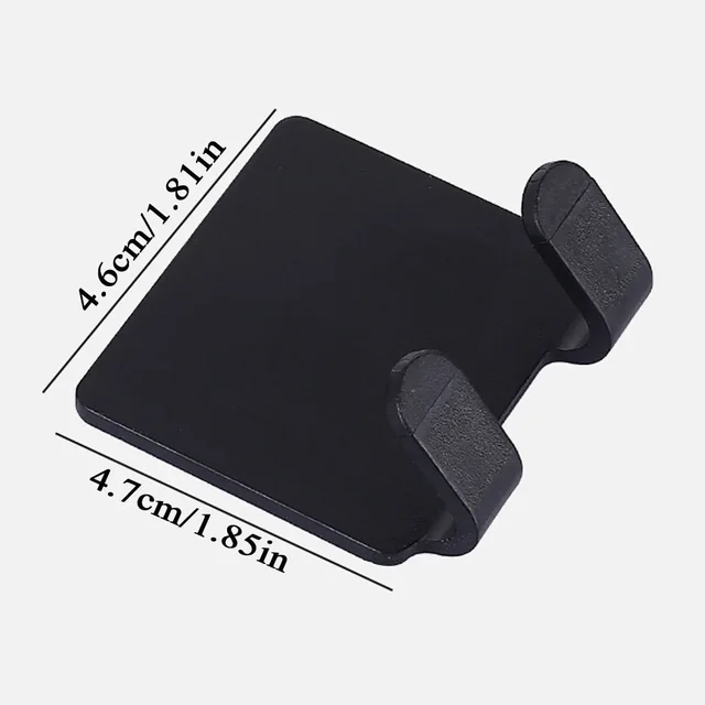 2/4 pièces support de rasoir adhésif mural salle de bain pour douche crochet support de rasoir support de crochet en plastique support de rasoir 3