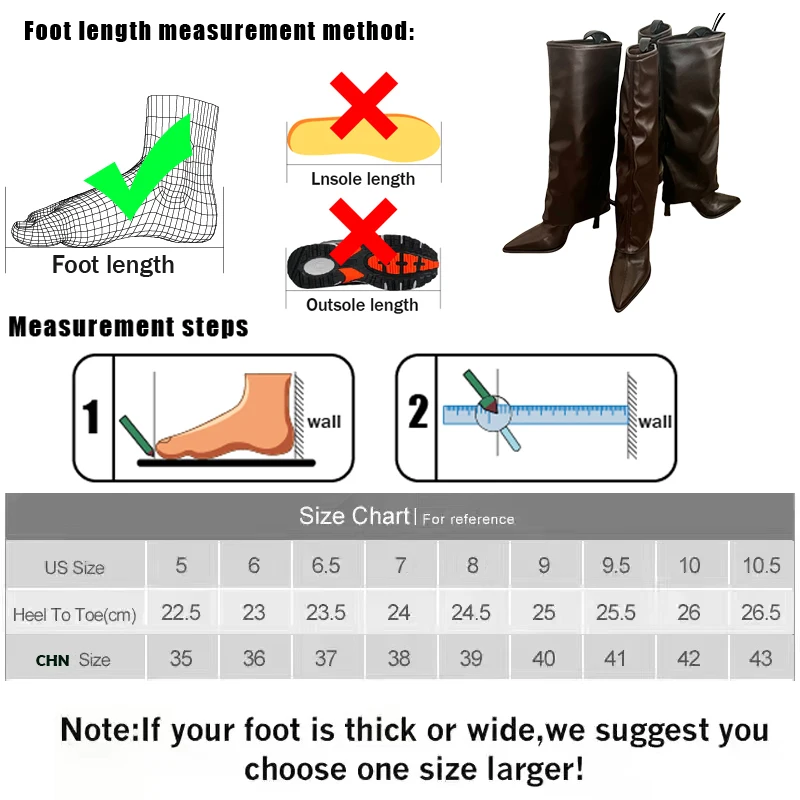 Party Modern Ladies Knee High Boots Pointed Toe Fashion Pleated Western Women Long Boots Shoes Female Pumps Heels Shoes