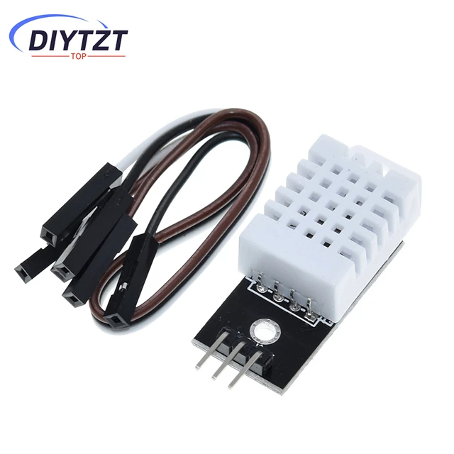 DIYTZT 1/5PCS DHT22 Digital Temperature and Humidity Sensor AM2302 Module+PCB with Cable For Arduino 4
