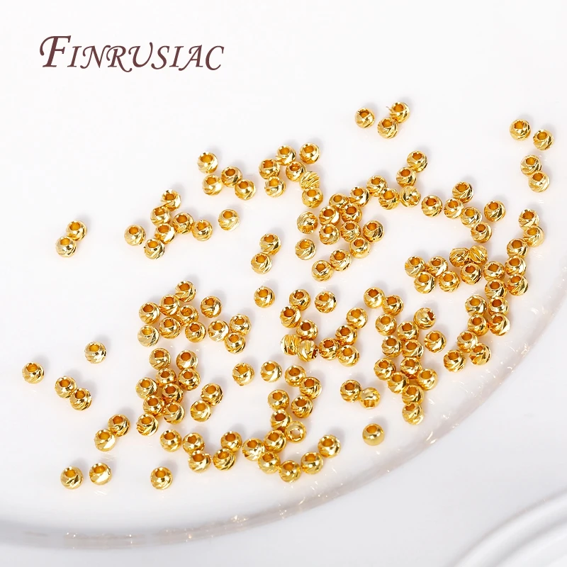 18K Gold Plated Spacer Beads – 2.5-6mm for DIY Jewelry Beading 6