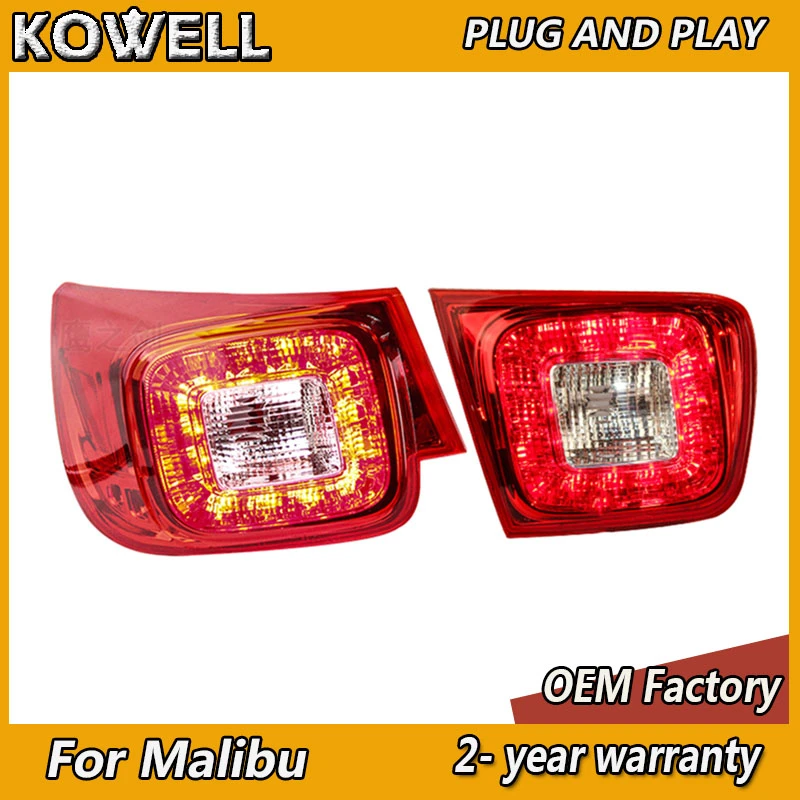 Kowell Car Styling For Chevrolet Malibu Tail Lights Led Drl+brake+park