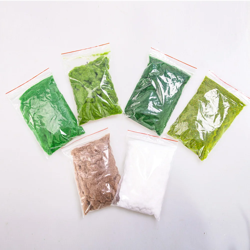 60G 3mm 정적 잔디 Tuft Powder Ho N OO Diy 모델 제작/철도 기차 레이아웃/Sandtable 풍경/디오라마/정원 장식