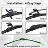 For Toyota Yaris Cross XP210 2024-2020 2021 2022 Front Rear Wiper Blades Soft Rubber Windscreen Wipers Auto Windshield Wiper 5