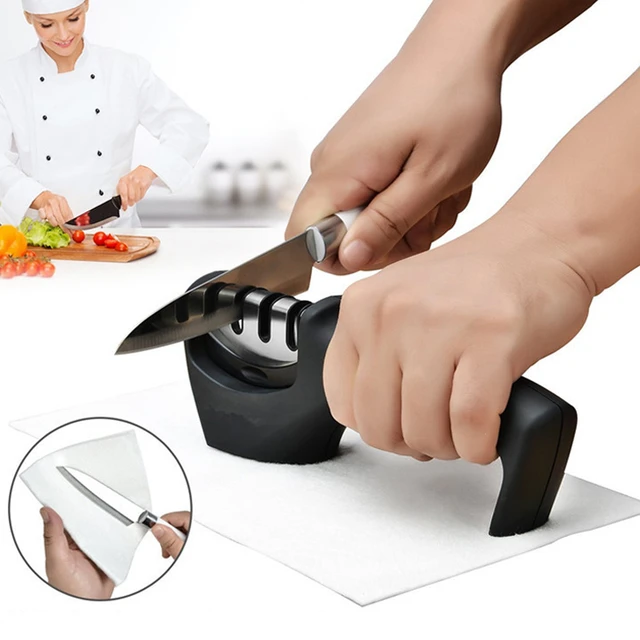 Kitchen Knife Sharpening Stones - Knife Sharpener 3 Stages Professional  Kitchen - Aliexpress