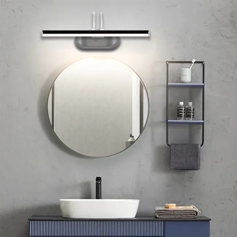 Nordic LED Wall Lamp Wood Home Interior Decoration Fill Lights For Bathroom Bedroom Study Room Cloakroom Makeup Lighting Sconces 5