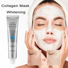 

Eelhoe Collagen Sleep Mask Hydrating Pore Blackhead Deep Cleansing Mask Repair Face Acne Exfoliating Purifies Skin Facial Cream