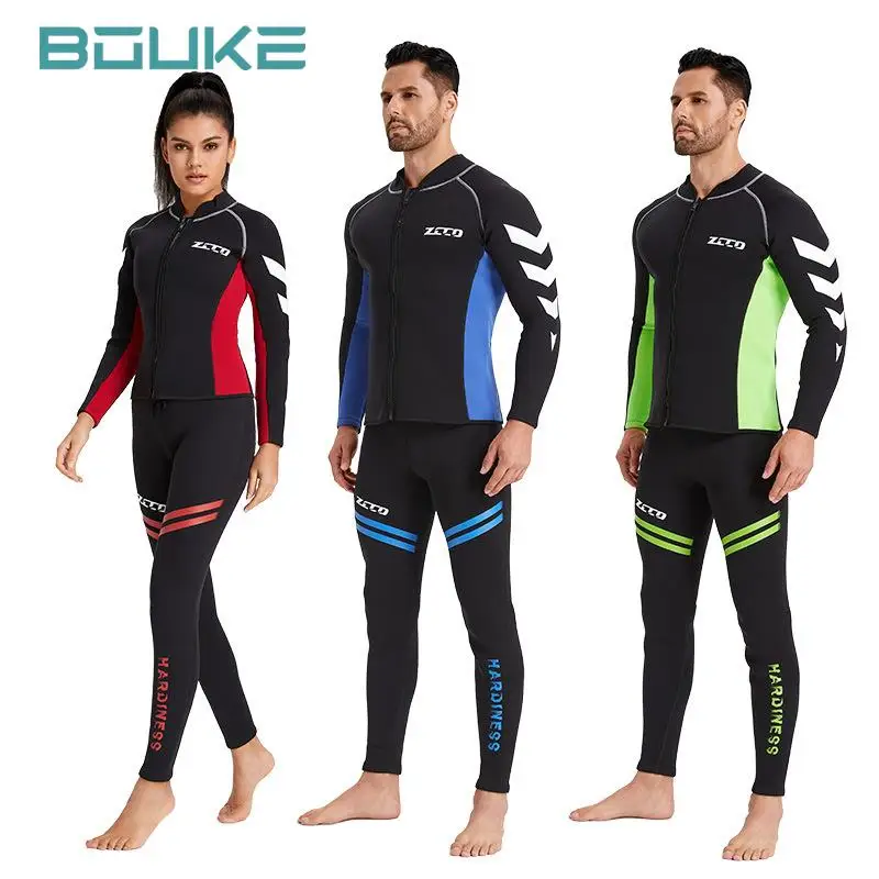 

3MM Neoprene Wetsuit Scuba Diving Suit Surf Snorkeling Underwater Men Women Jacket Pants Fishing Spearfishing Kitesurf Equipment