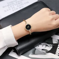 5PCS Women Simple Small Bracelet Watches Stainless Steel Retro Ladies Quartz Wristwatch Fashion Casual Female 2