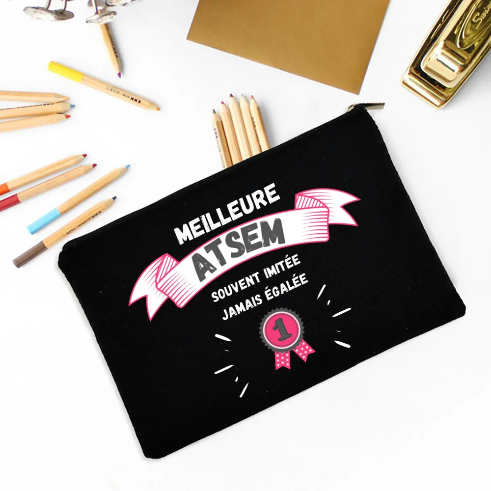 

The Best Atsem Is Often Imitated Make Up Teacher Pouch I Am A Wonderful Atsem Teacher's Storage Pouches Gift for Teachers