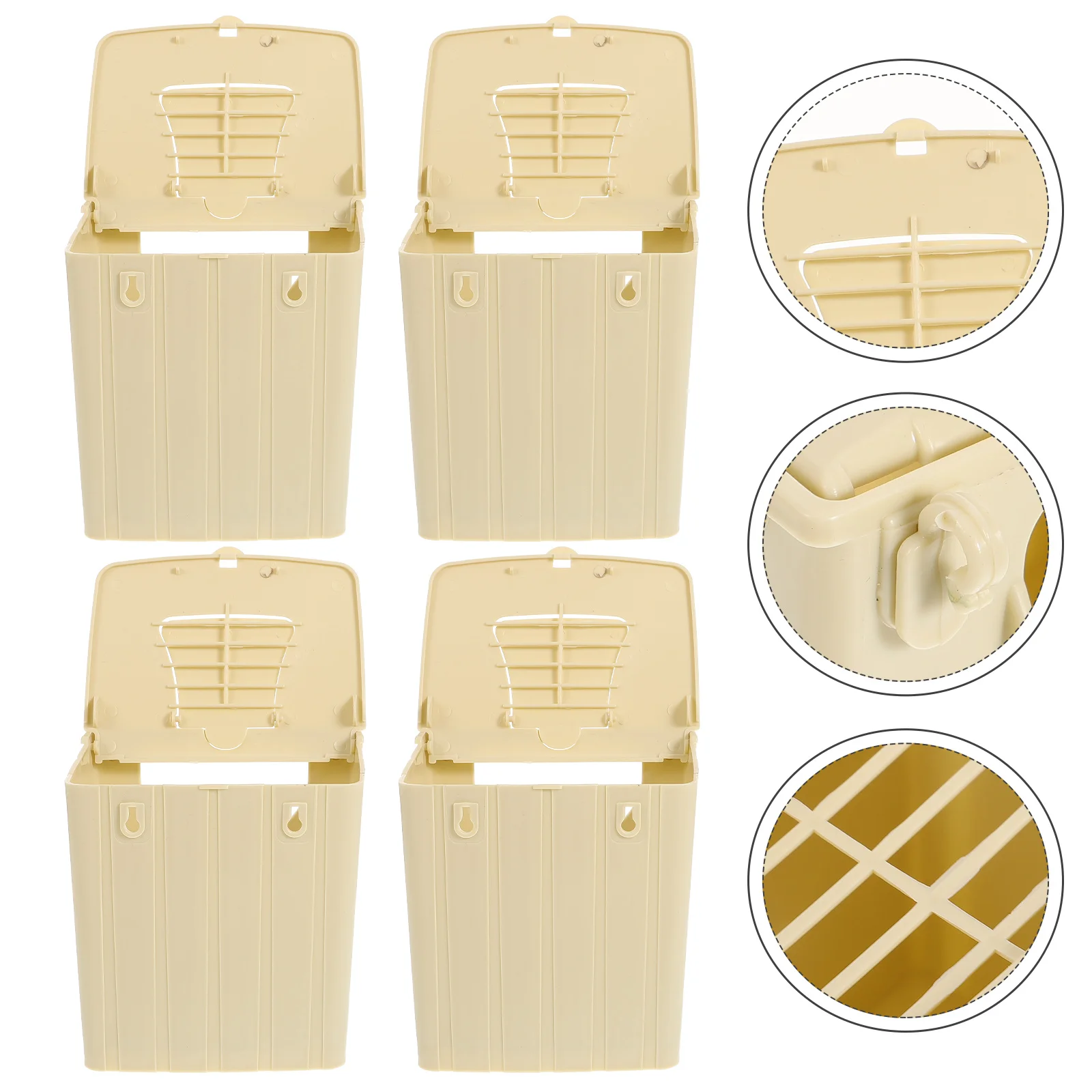 Bird house Bird breeding box 4 Pcs for parrot hatching