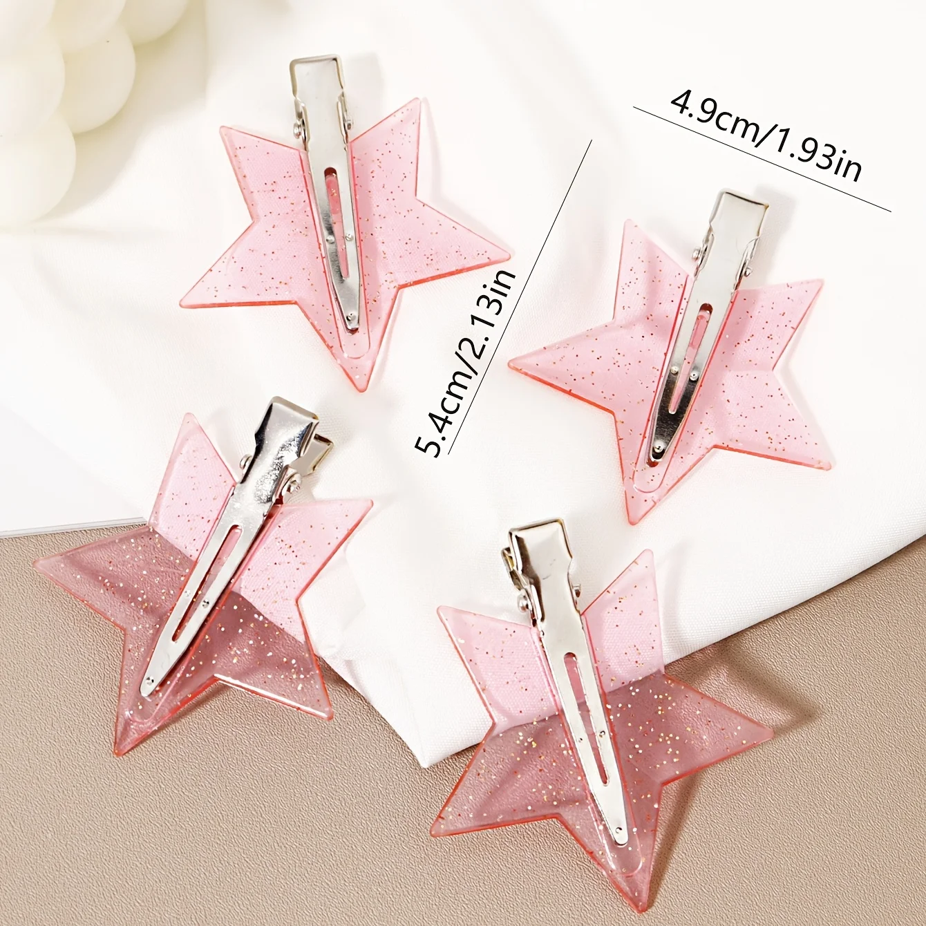 Star Shaped Fashion Hair Clip - Cute & Wrinkle-Free Women's Accessory