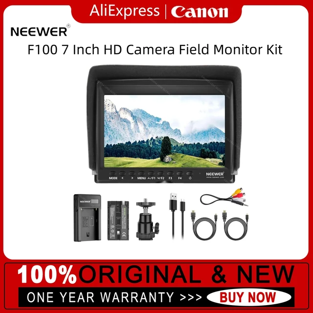 NEEWER F100 7 Inch HD Camera Field Monitor Kit|Compatible with