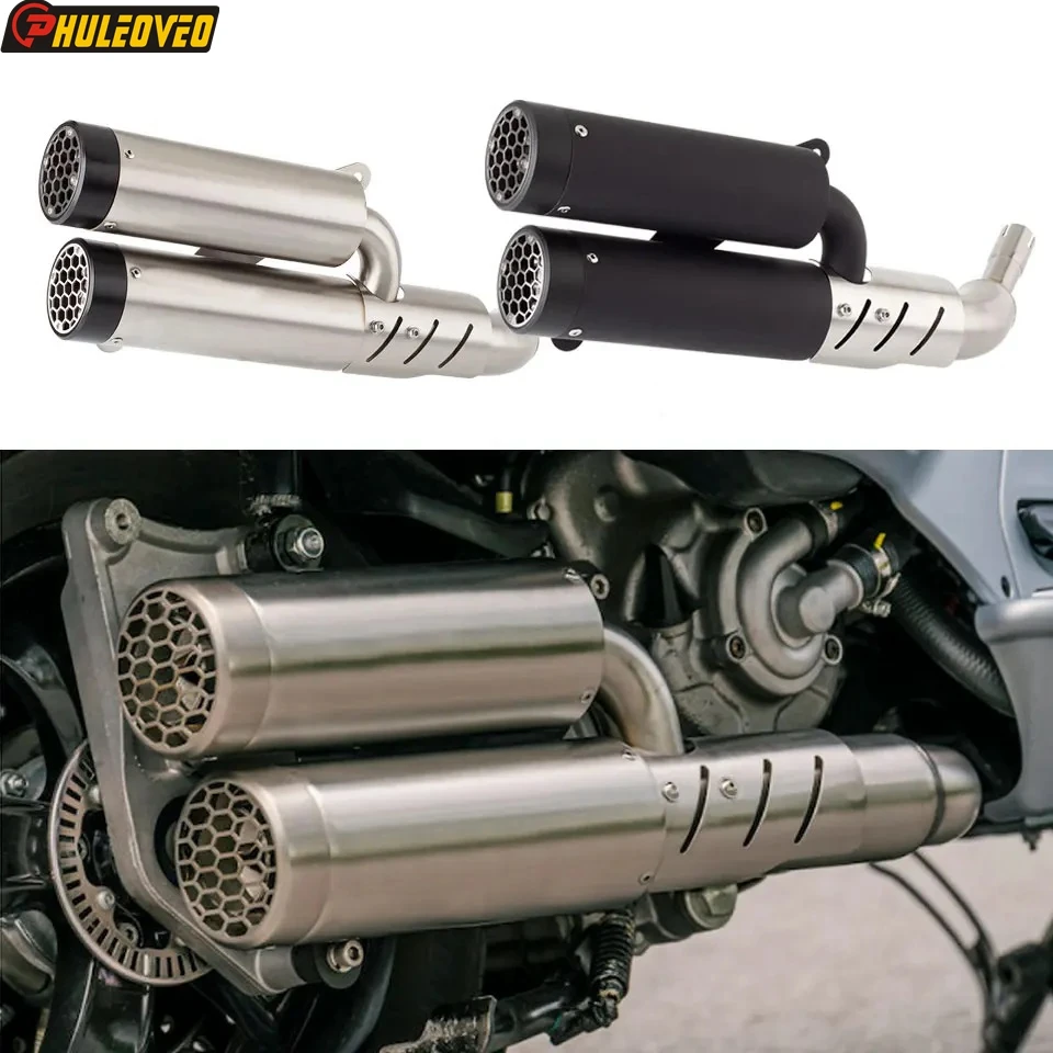 Per Vespa Gts250 05-13 Gtv 250 300 06-17 Gts Super 125/Sport/Tech 09-16 Super 300/Sei Giorni/Tech Tubo Di Collegamento Di Scarico Moto