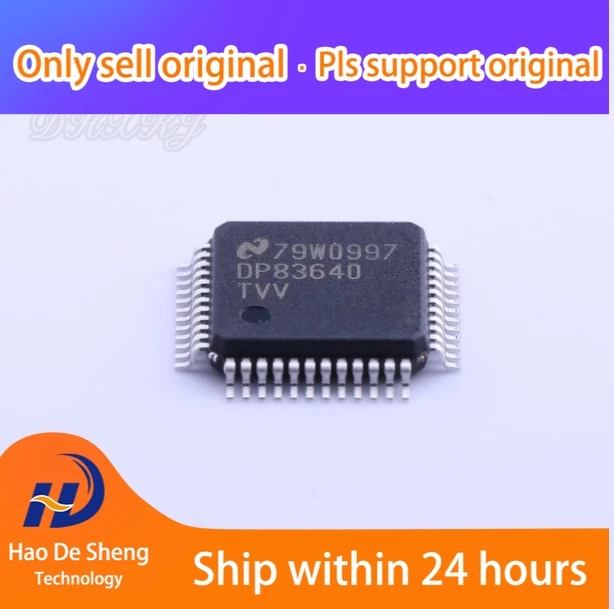 

10PCS/LOT DP83640TVVX/NOPB DP83640TVV LQFP-48 New Original in Stock