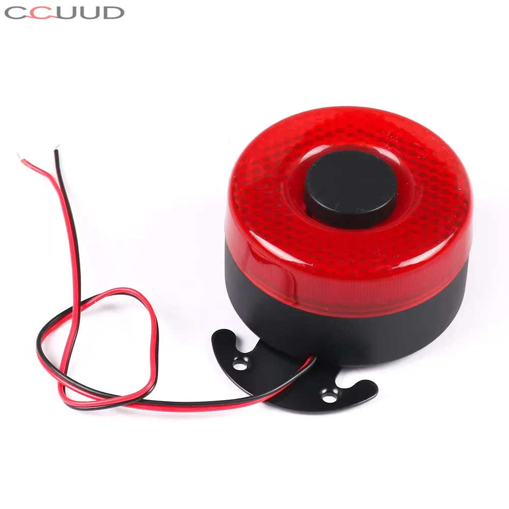DC 12V-24V 105dB LED 경고 사이렌 소리 신호 백업 알람 경적 후진 경고음 자동차 보트 트럭용 에어혼 TT102098
