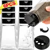 270ml 900ml Plastic Spice Jars Bottles Containers with Black Cap Empty Seasoning Bottles Large Clear Spice Shaker Kitchen Supply 1