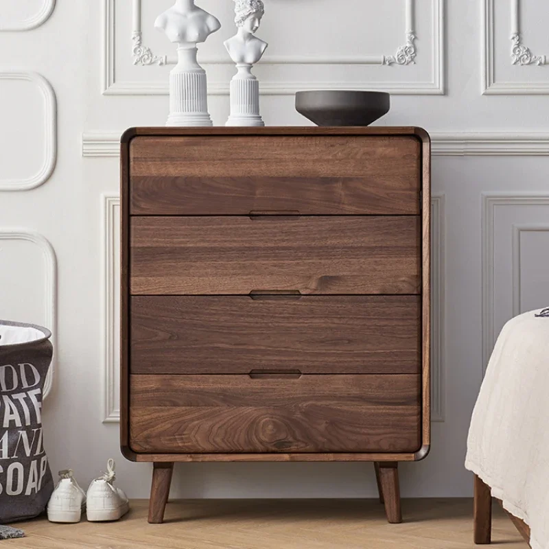 

Chest of Drawers Solid Wood Locker Nordic Living Room Chest of Drawers Bedroom Storage Log Drawer Cabinet