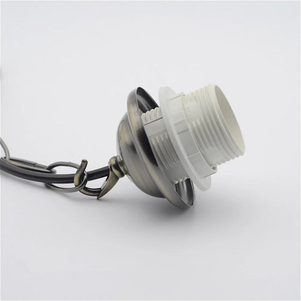 Retro Pendant Light Lamp Holder Fixture E27 Lamp Socket Vintage Pendant Light Kit for Edison Bulb Hanging Lighting Fixtures