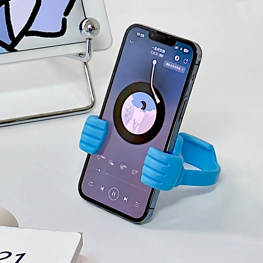 

Thumb Phone Stand Tablet Creative Lazy Desktop Cute Dock Installed for IPhone6 Huawei Samsung Mobile Internal Universal
