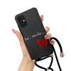 Case For Samsung galaxy A53 A52 A54 A34 A14 A33 A13 A23 A12 A52S A71 A51 A70 A50 Strap Cord Chain Necklace Butterfly Love Case 3