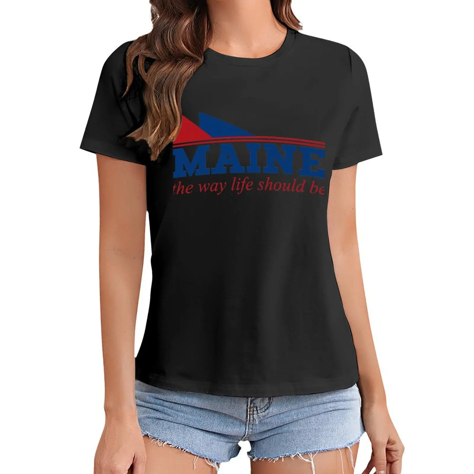 

Maine the way life should be T-Shirt sports fans summer clothes summer clothes for Women
