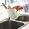 1pc Cutlery Storage Holder Plastic Drainer Drain Containers Drying Rack Tableware Table Knife Spoon Fork Container Kitchen Tool 2