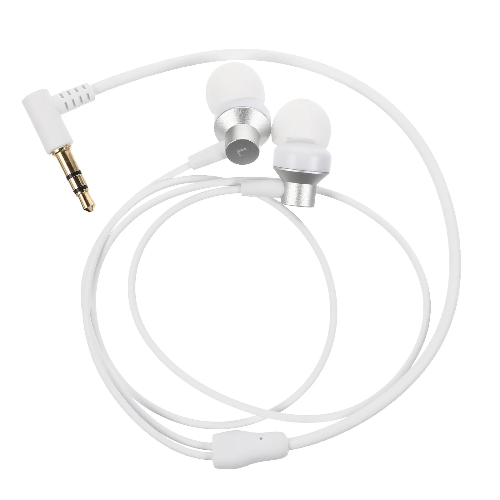 

Vr Glasses Headset Earpieces Bass Headphones Simple Practical Metal Useful Portable Earbuds