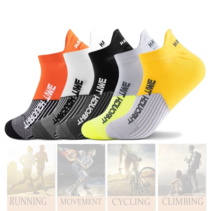 

3 Pairs/Lot Of Men Sports Socks Comfortable Breathable Climbing Running Boat Socks Beodorant Fast Drying Outdoor Travel Socks