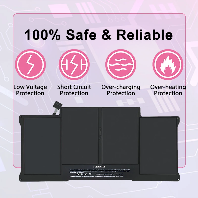 Laptop battery for Apple MacBook 2010-Old Air 13 A1369 A1466 Air 13 MC503 MC503ZP/A MC504LL/A