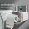 Induction Toilet Paper Holder Shelf Automatic Paper Out Wc Paper Rack Wall-Mounted Toilet Paper Dispenser Bathroom Accessories 5