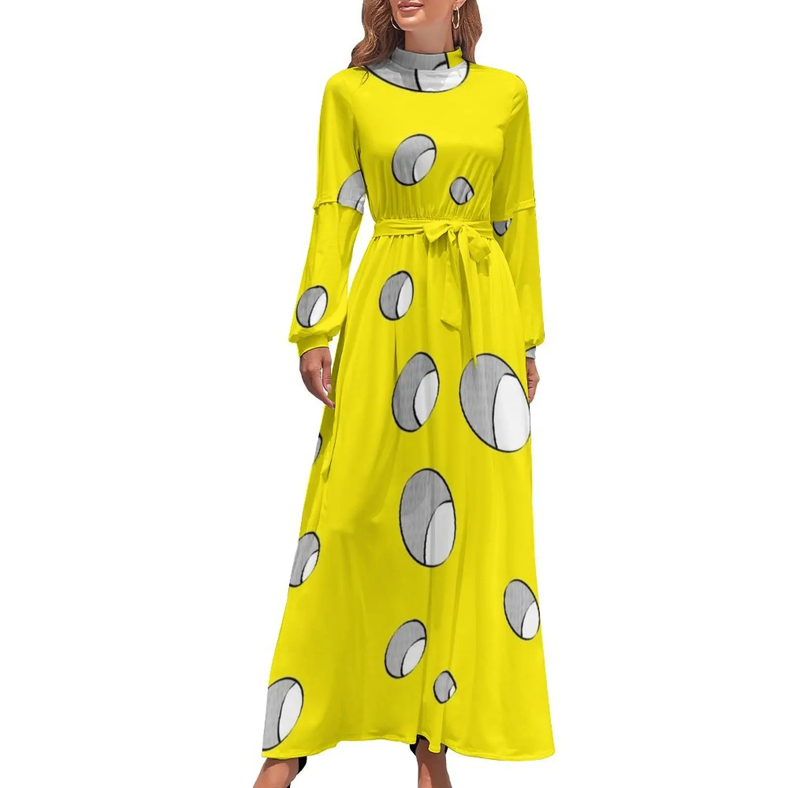 

Cheese with holes Long Dress Women's summer skirt womens dress clothes