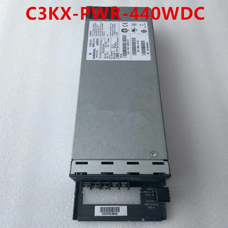 

Оригинальный почти новый импульсный источник питания для CISCO DC 440 Вт C3KX-PWR-440WDC AA25970 341-0355-01