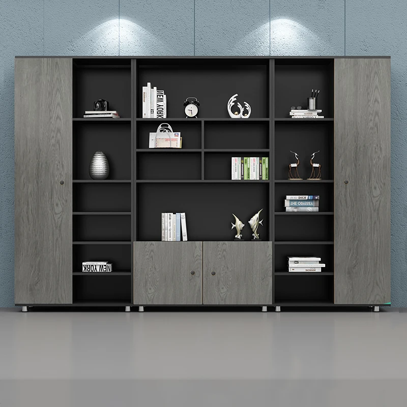 Open Storage Filing Cabinet French Modern Display Shelves Office Cupboards Compact Luxury Meuble De Rangement Modular Furniture