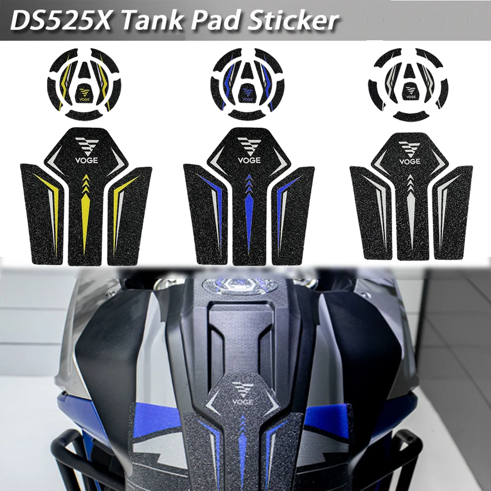 Motorcycle Tank Pad Decal Fueltank Covers Gasoline Protector Stickers For VOGE Valico DSX DS X DS525X 525DSX DS525 525X 525 2023 for voge valico dsx ds x ds525x 525dsx ds525 525x 525 2023 motorcycle tank pad fuel fueltank covers gasoline protection stickers