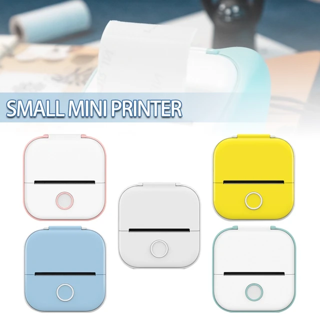 Mini Printer Sticker T02 Thermal Printer Bluetooth Wireless Portable Phone  Printer Small Instant Pocket Printer for Children DIY - AliExpress