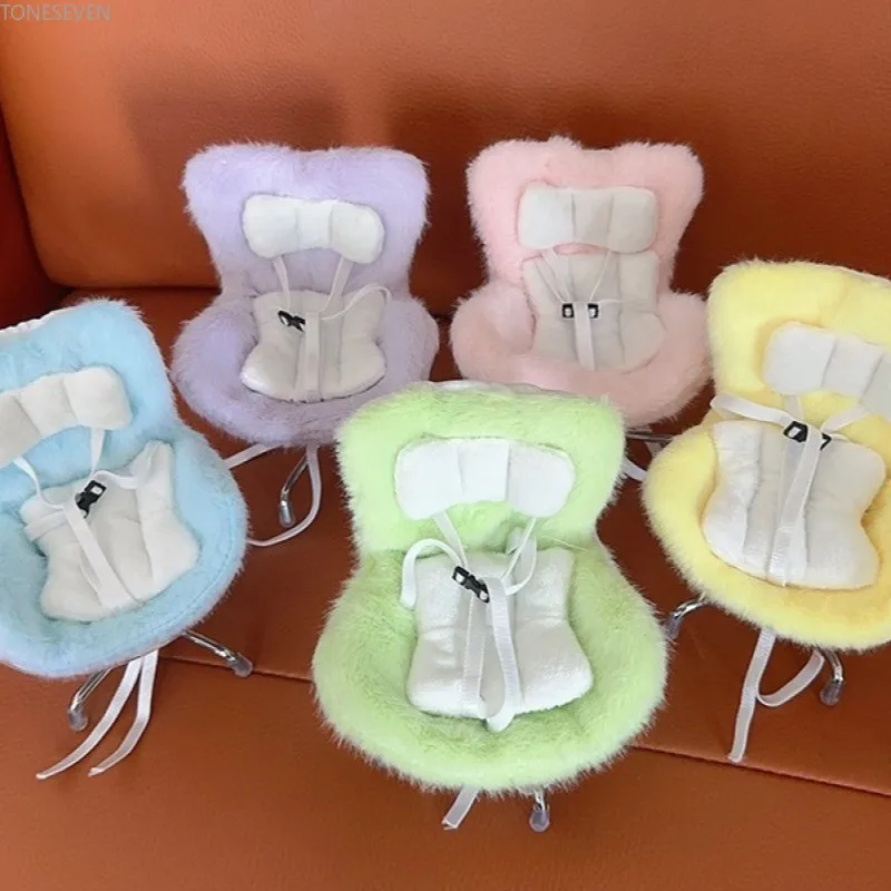 Car Doll Seat 17cm Cartoon Chair Model For Labubu Car Seat Outlet Decor Interior Styling