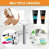 1-12PCS Bathroom Metal Toothpaste Squeezer Stainless Steel Tube Squeezer Universal Key Roller for Tube Cream Paint Squeezer Tool 5