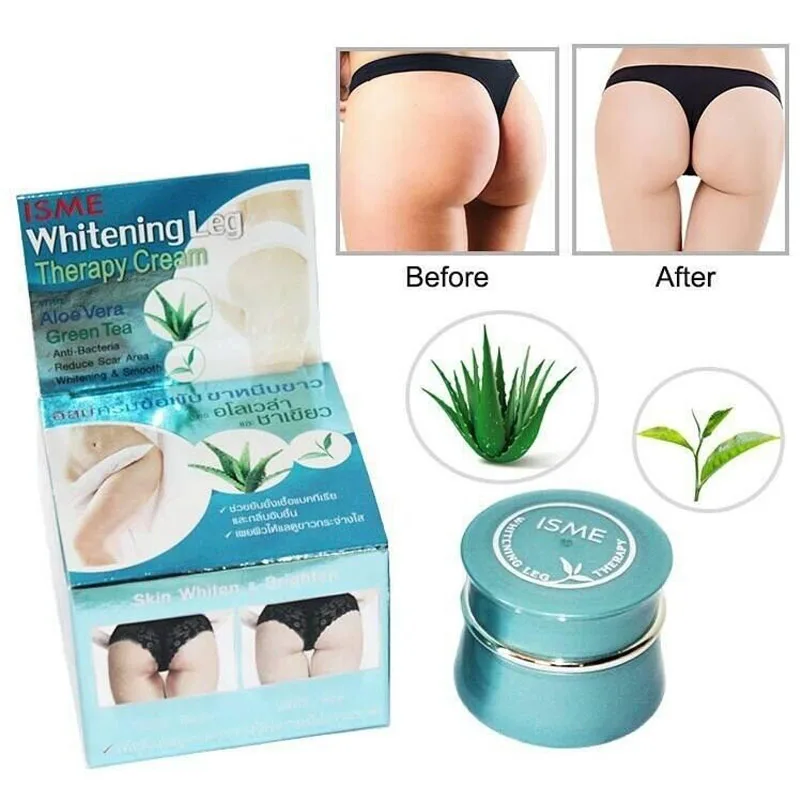 

ISME Whitening Leg Therapy Cream Inner Groin Butt Underarm Bikini Elbow Knee Smooth white Skin