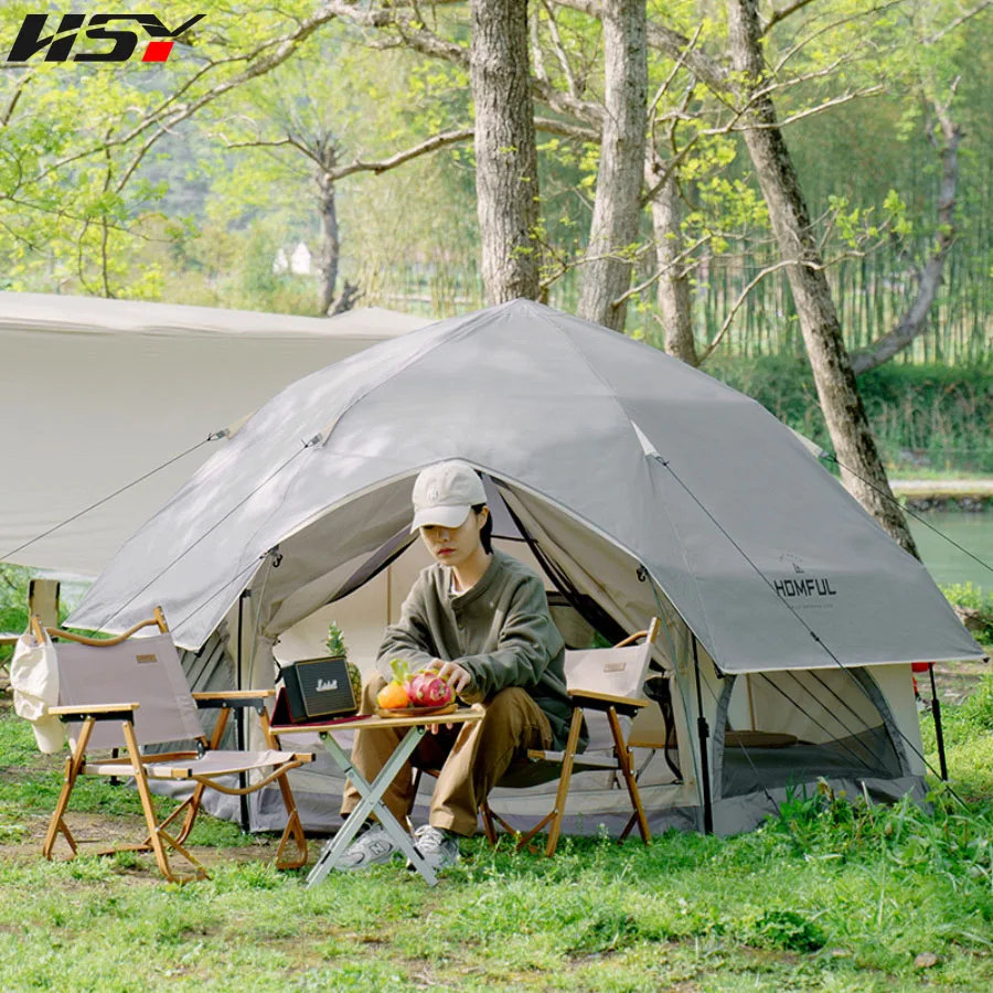 

Family Automatic Tent Outdoor Frog Tent Camping Portable Folding Quick Opening Thickened Anti-Storm Round Tents