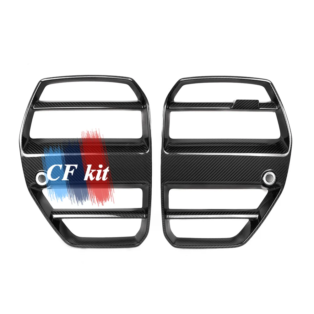 Dry Carbon Fiber St Type Car Front Bumper Grille Racing Grills