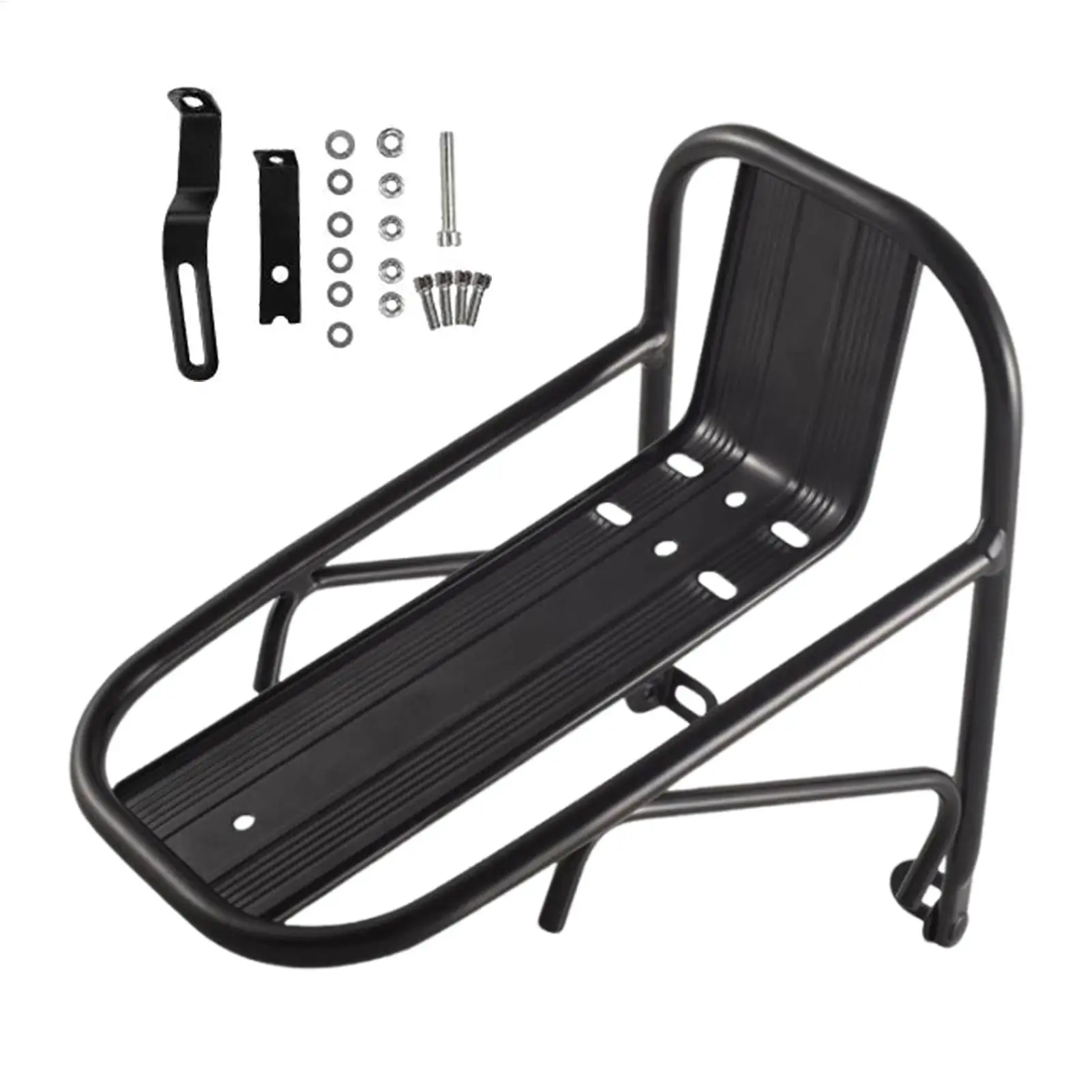 Bicycle front cargo rack for Mountain bike Basket bracket Aluminum alloy front fork cargo holder for cycling Bicycle equipment