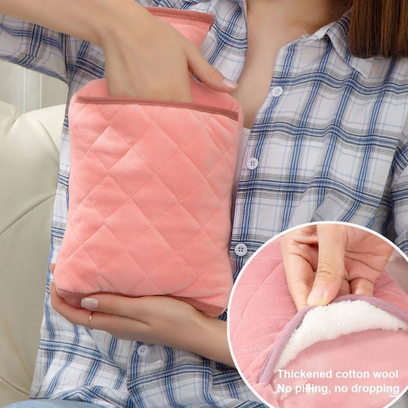 

Large 1/2L Hot Water Bag Hot Water Bottle Cover Thick Hot Water Bottle Winter Water Bag Hand Feet Warmer Water Bottle Accessies